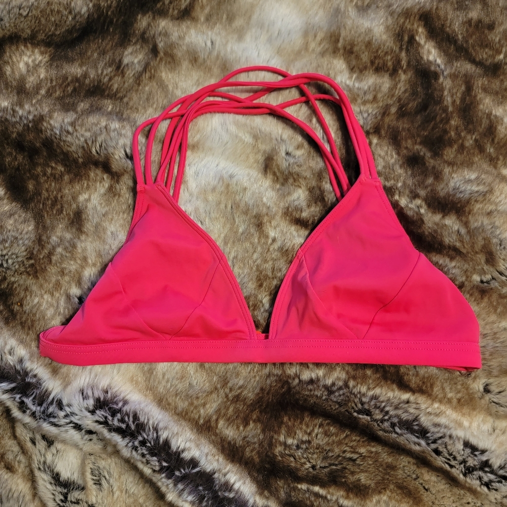 Victoria’s Secret PINK Sexy strappy triangle bikini top Large